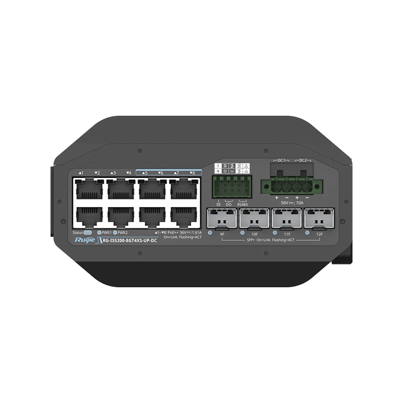 锐捷 RG-IS5200-8GT4XS-UP-DC 工业交换机